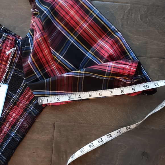 Draper James RSVP Plaid Smocked Peplum Top - Picture 14 of 14